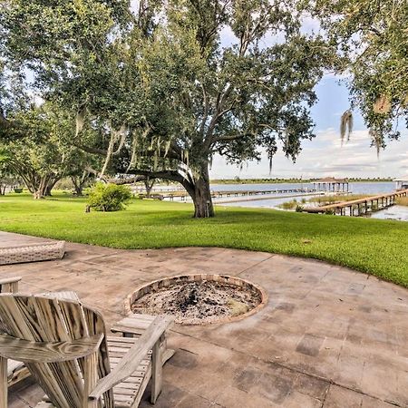 Waterfront Lake Placid Home With Dock And Fire Pit Exterior photo