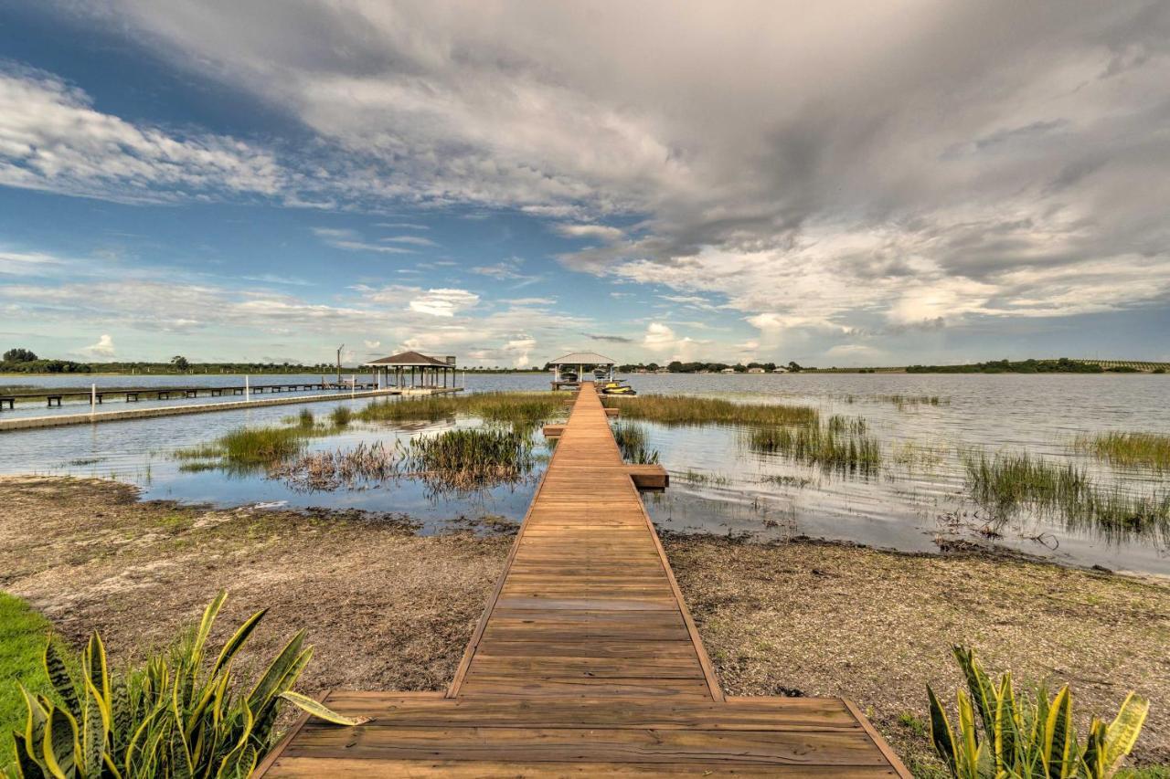 Waterfront Lake Placid Home With Dock And Fire Pit Exterior photo