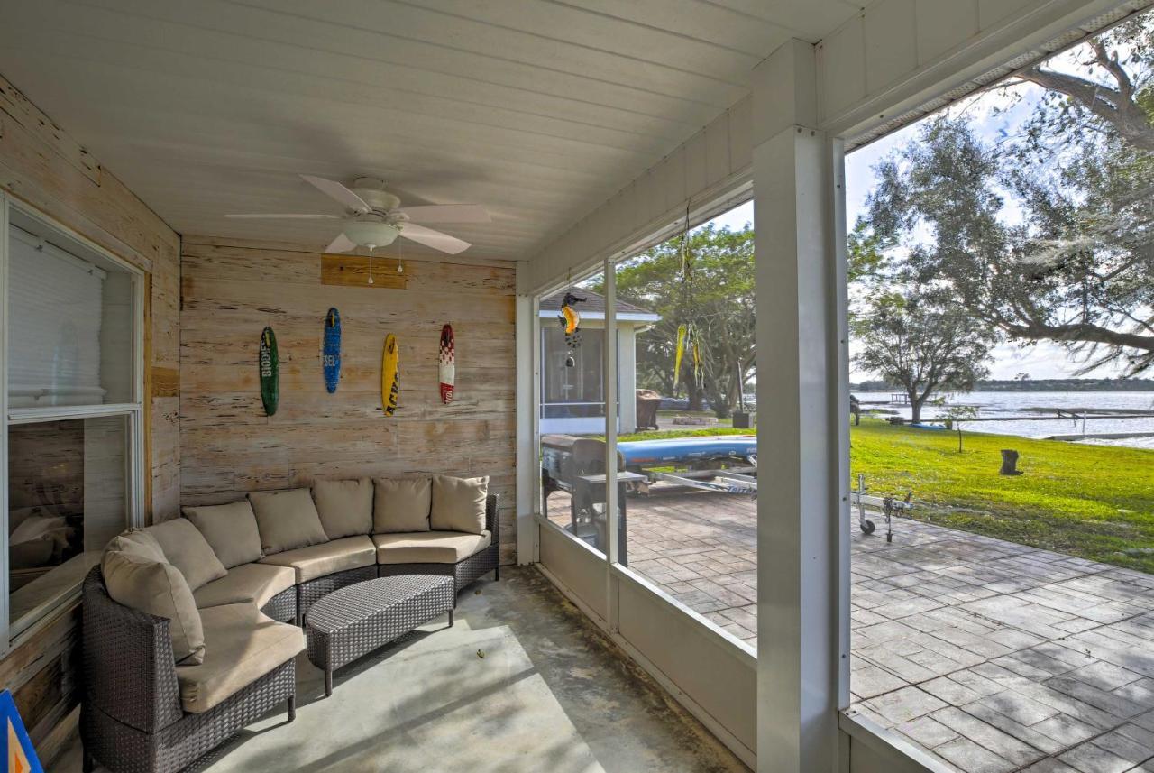 Waterfront Lake Placid Home With Dock And Fire Pit Exterior photo