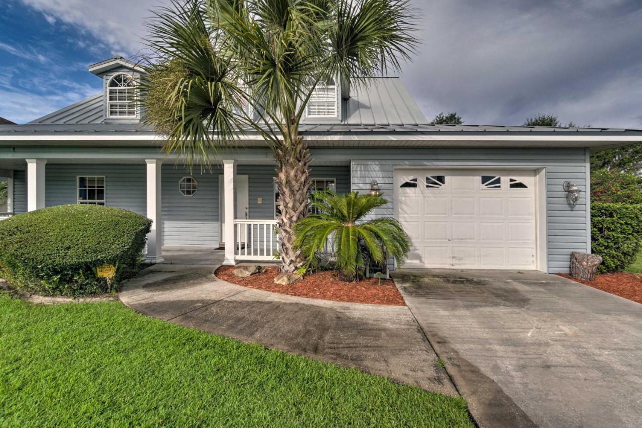 Waterfront Lake Placid Home With Dock And Fire Pit Exterior photo
