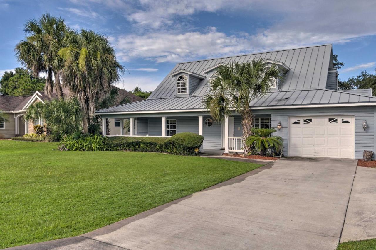 Waterfront Lake Placid Home With Dock And Fire Pit Exterior photo